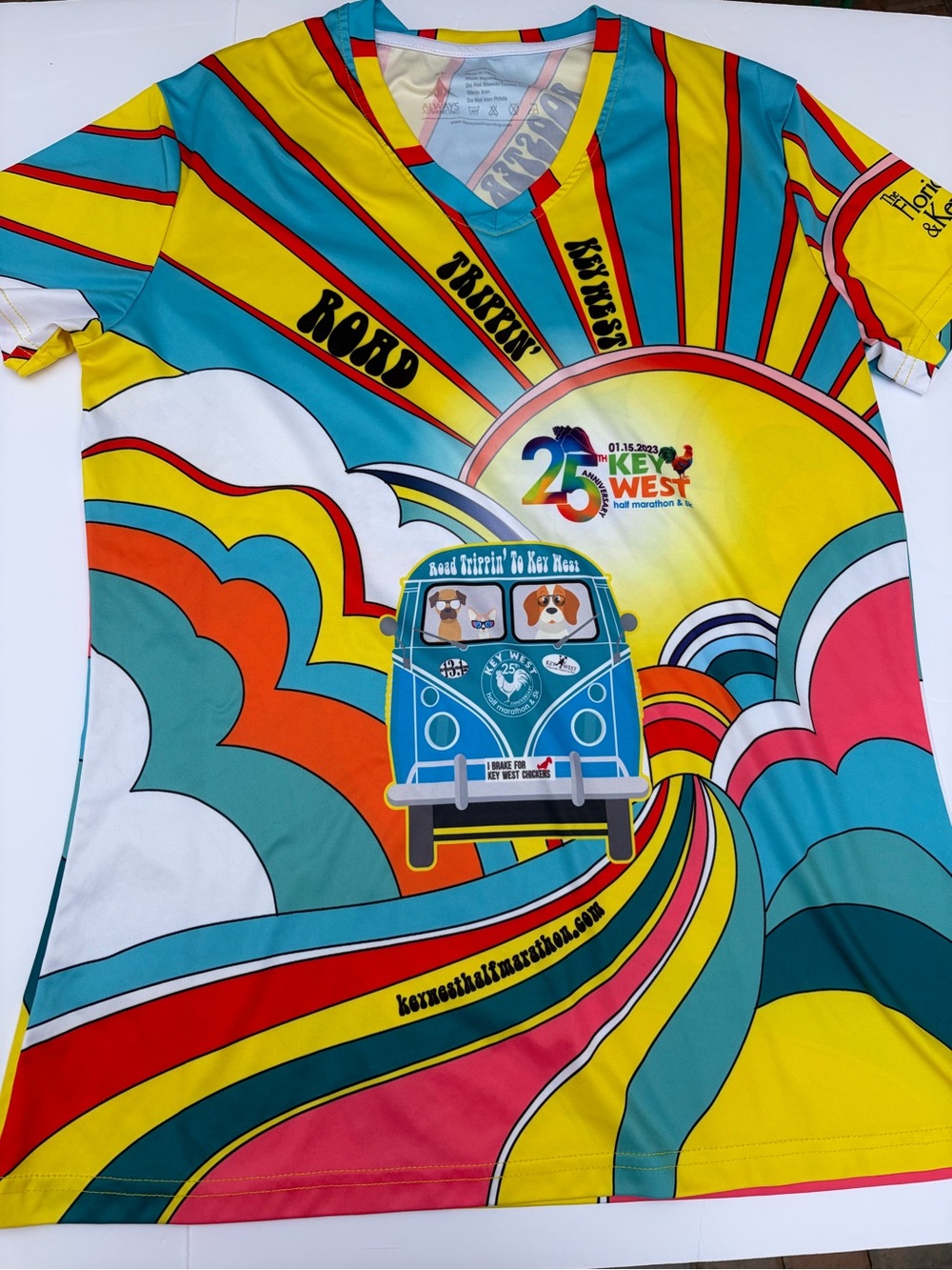 Key West 2023 Half Marathon 5K Running Shirt XL